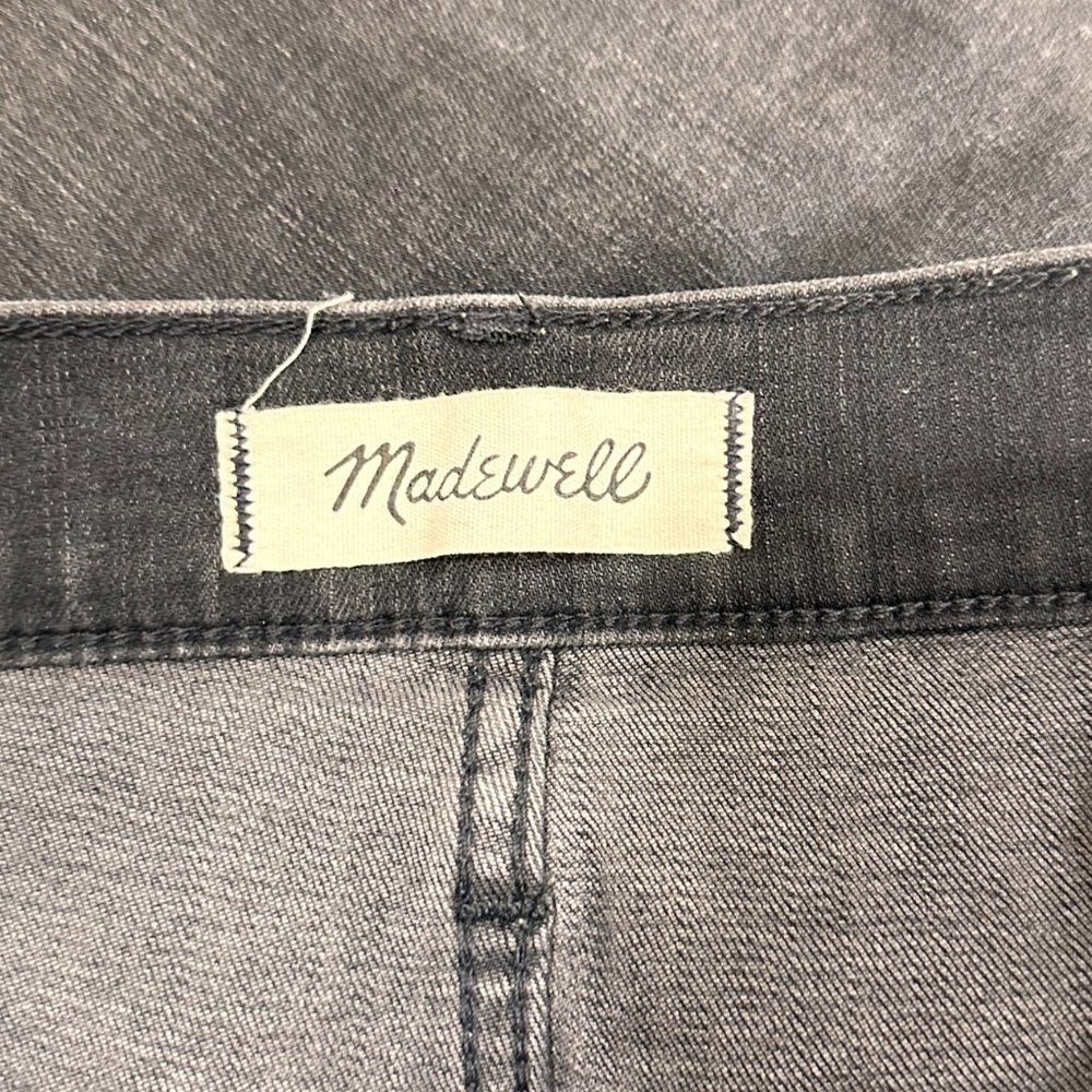 Madewell Black Wide Leg Flare Jeans - Picture 4 of 6